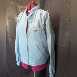 Vintage 80s "Members Only" Jacket in Light Blue